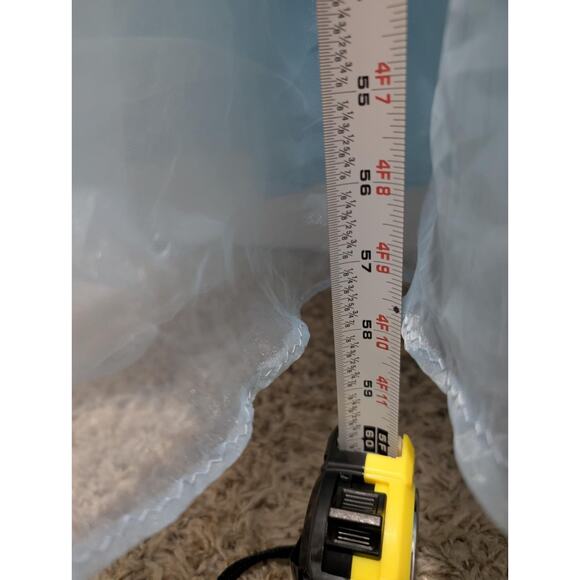 Women’s Blue Fairy Tale Cinderella Dress Costume Corset Back Pearls Size 10 - Picture 12 of 16